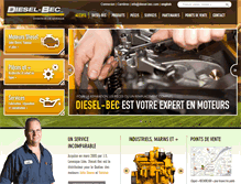 Tablet Screenshot of diesel-bec.com